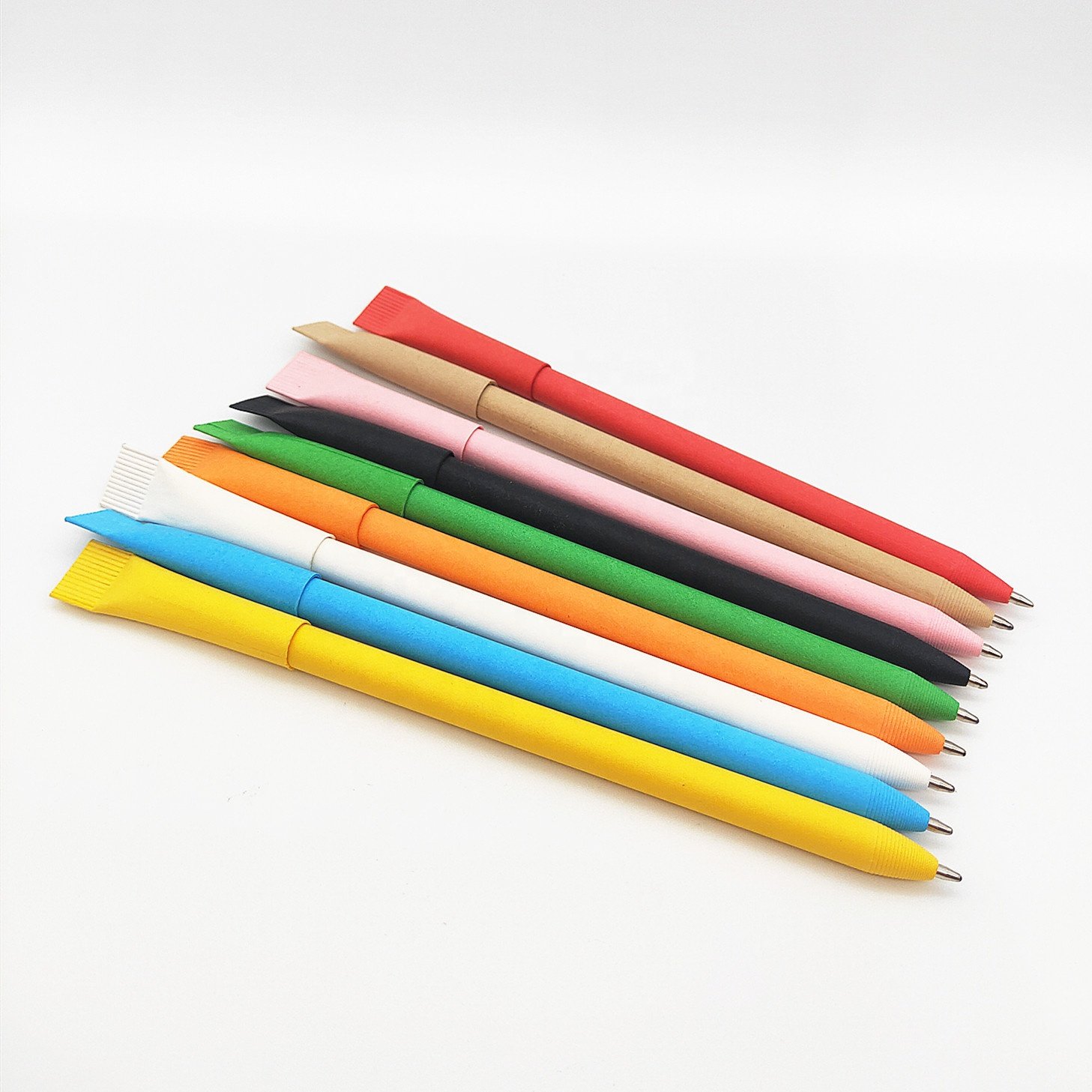Personalized recycled Paper made Eco Friendly gift ball pen ink ball point paper pen with custom LOGO