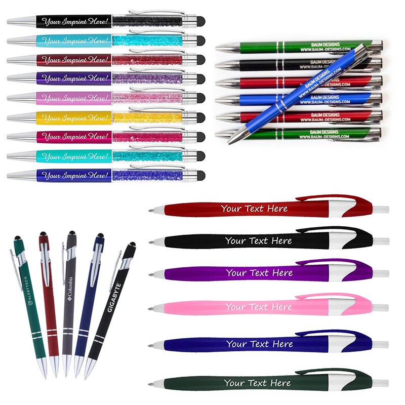 NO MOQ custom metal pens logo printed customized ballpoint pens with custom logo
