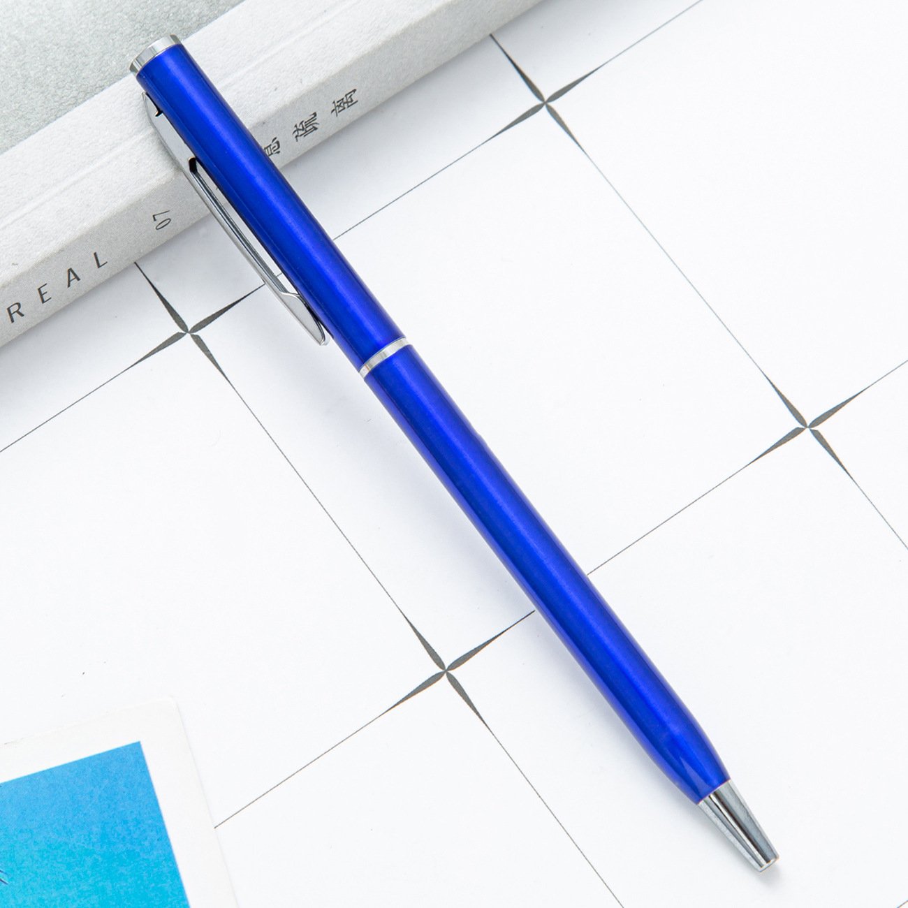 Office Business Conference Gifts Metal ballpoint pen customized pen with logo Hotel advertising Multi color wholesale pen