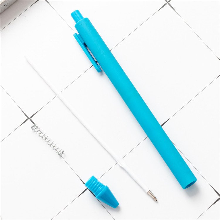 Custom Logo Ballpoint Pen Flexible Design Plastic Caneta for Promotions