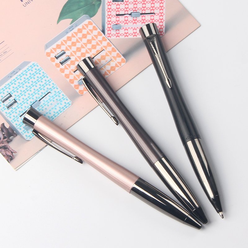 Nice designed detectable metal pen promotional china logo gifts metal ball pens