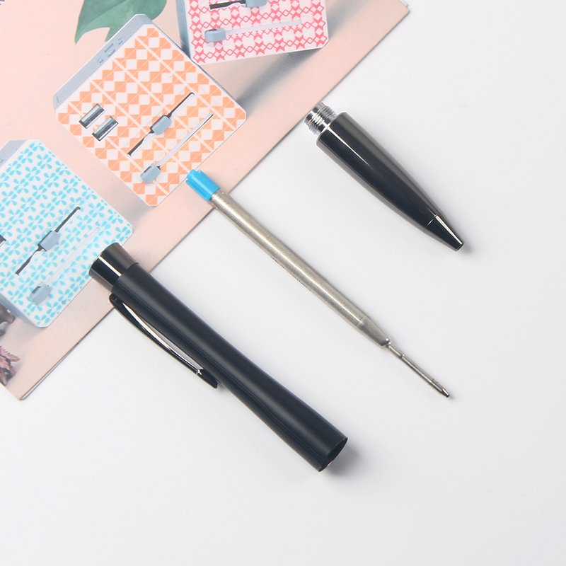 Nice designed detectable metal pen promotional china logo gifts metal ball pens
