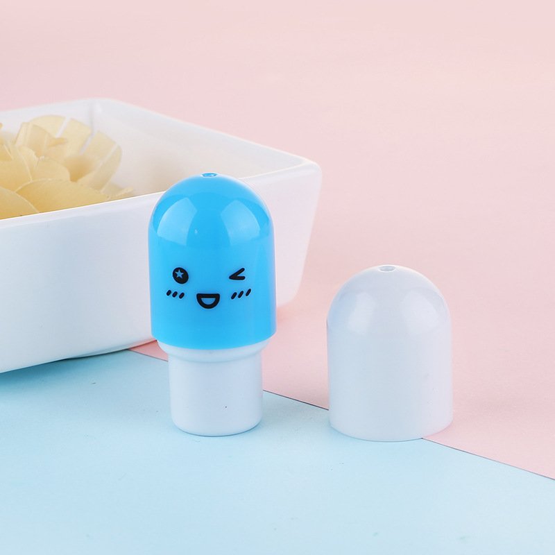 Plastic promotion cute Mini Novelty Pill Retractable Ballpoint Pen for School and Office