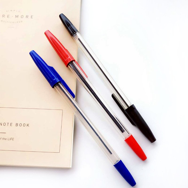 Pen manufacturer wholesale simple cheap plastic ballpoint pen promotional stick ballpen back to school pen