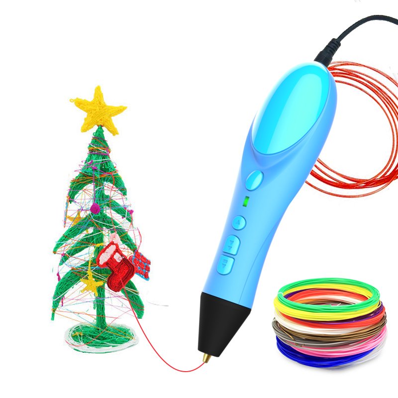 3d pen 3d diy printer pen drawing pens 3d printing best for kids with abs/pla filament christmas birthday gift toys