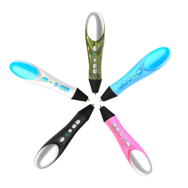 3d pen 3d diy printer pen drawing pens 3d printing best for kids with abs/pla filament christmas birthday gift toys