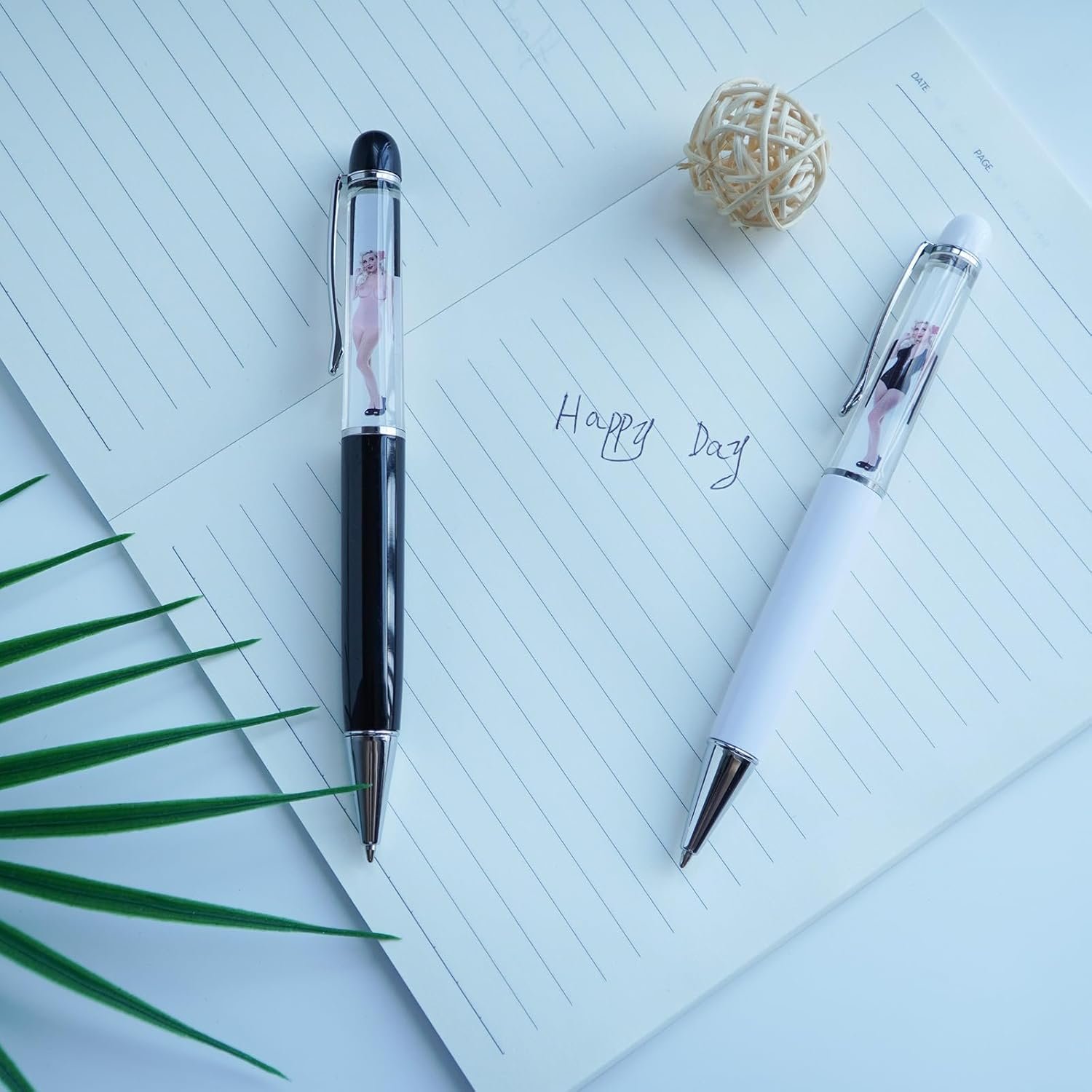 Customize Logo Plastic Float ballpoint Pen Liquid Pen Promotional ballpoint Pens