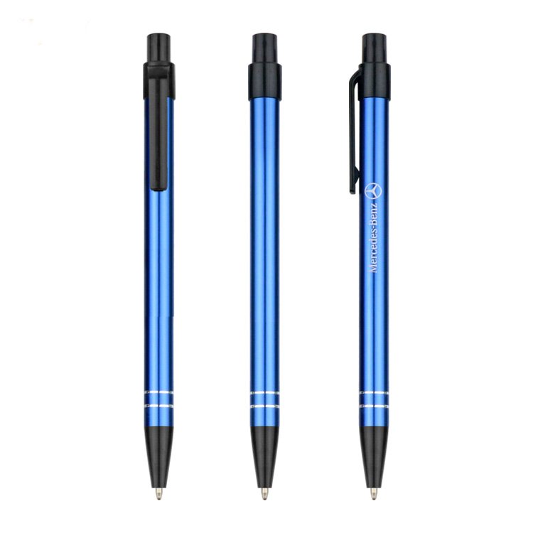 Customizable logo fine barrel metal touchscreen ballpoint pen
