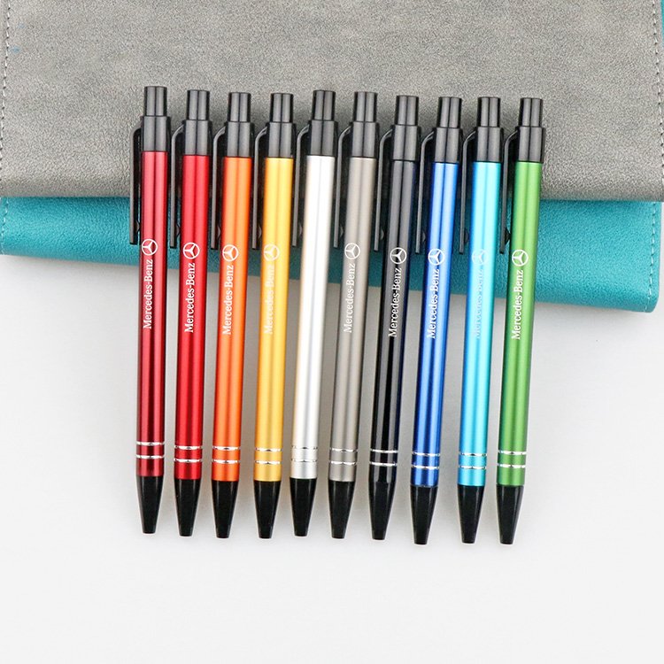 Customizable logo fine barrel metal touchscreen ballpoint pen