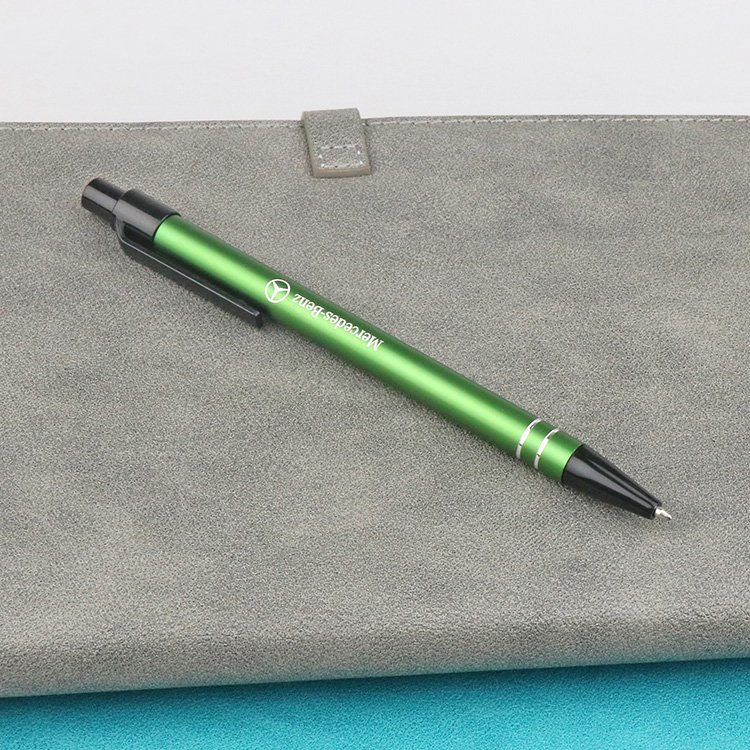 Customizable logo fine barrel metal touchscreen ballpoint pen