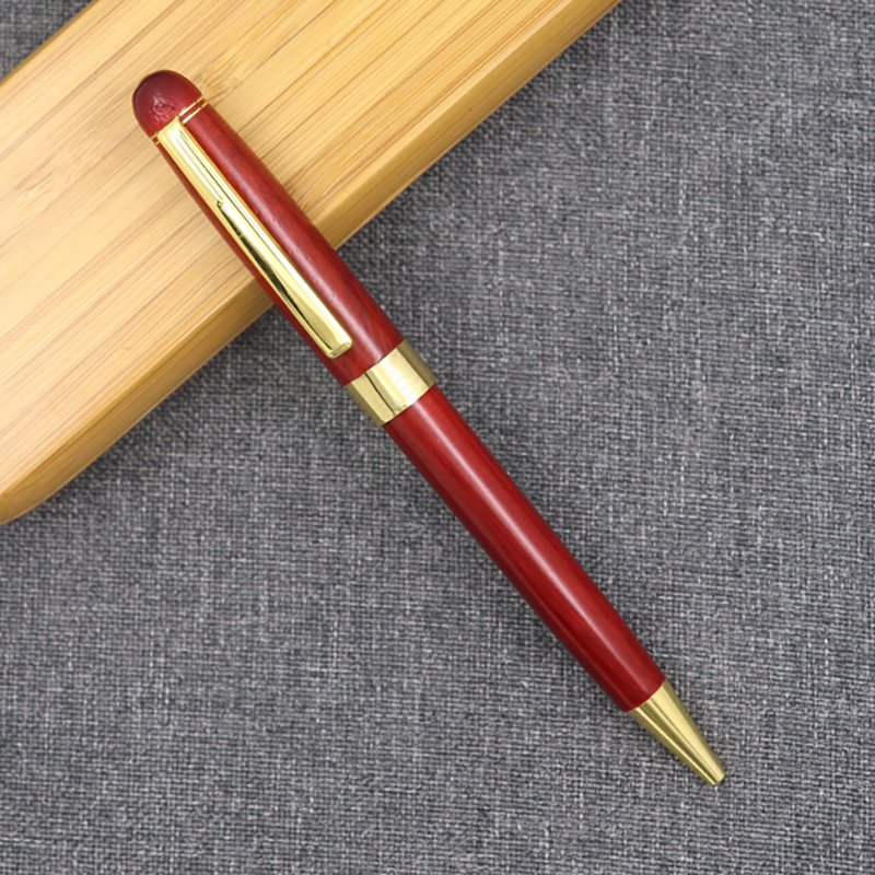 High Quality Customized Engraving Wooden Bamboo Ballpoint Pen With Logo Gift Box