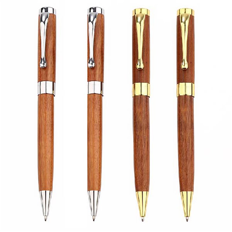High Quality Customized Engraving Wooden Bamboo Ballpoint Pen With Logo Gift Box