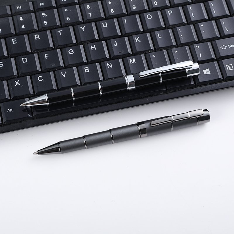 2024 New high-end business rose gold oil rotate dubai pen heavy feeling gift metal ballpoint pen engraved