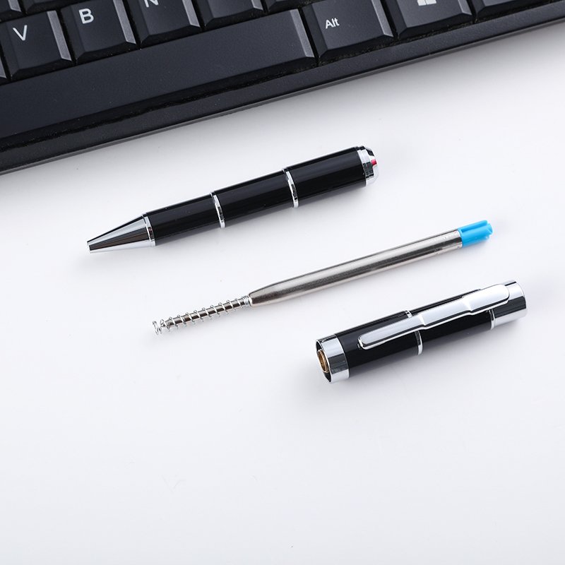 2024 New high-end business rose gold oil rotate dubai pen heavy feeling gift metal ballpoint pen engraved