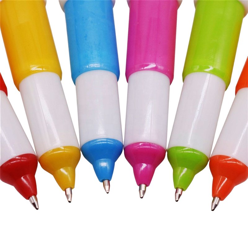 Wholesale Promotion Kawaii Stationery Capsule Pen Lovely Face Vitamin Ballpoint Pens and Cute Stationery Gift