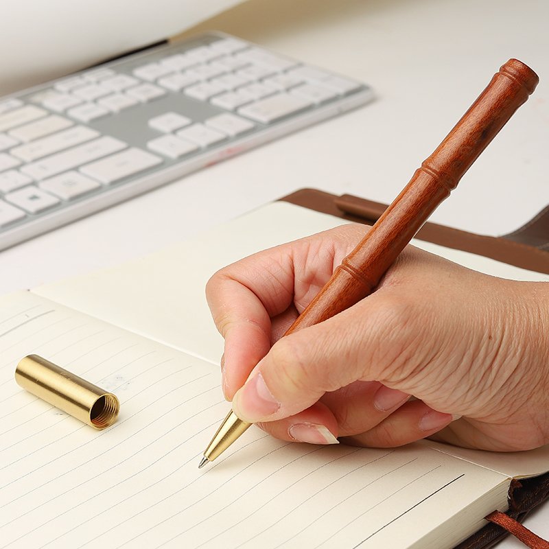 Promotional Natural ECO Friendly Wood Pens Customized Engrave Logo Ball Pen Luxury sandalwood Ballpoint Pen