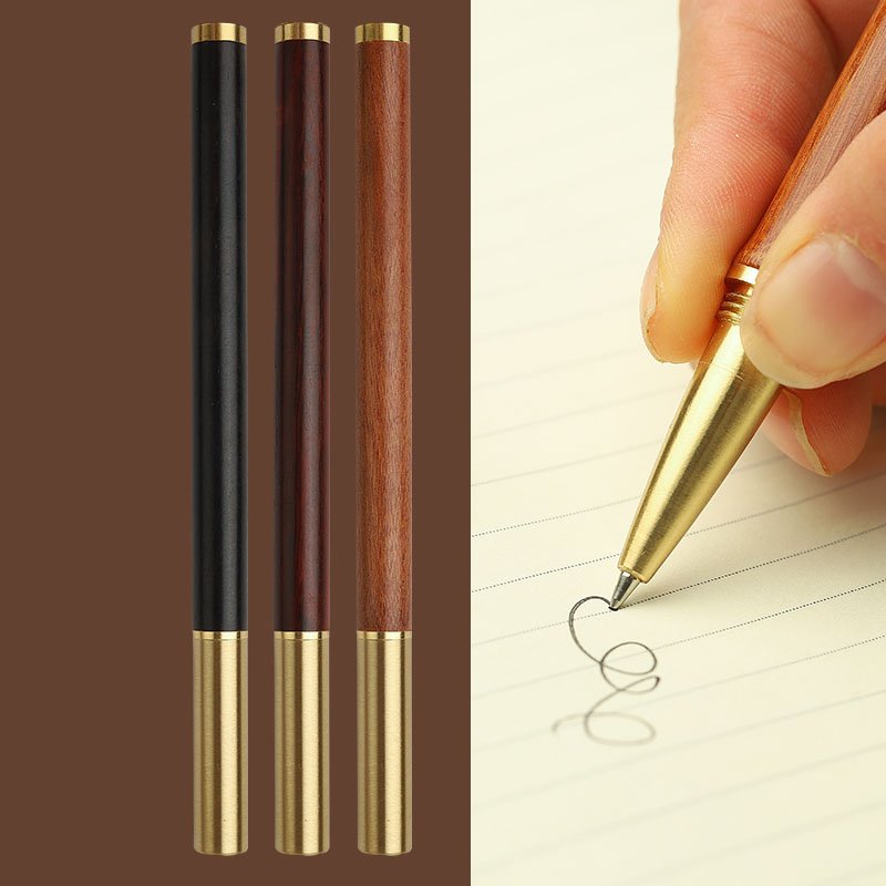 Promotional Natural ECO Friendly Wood Pens Customized Engrave Logo Ball Pen Luxury sandalwood Ballpoint Pen
