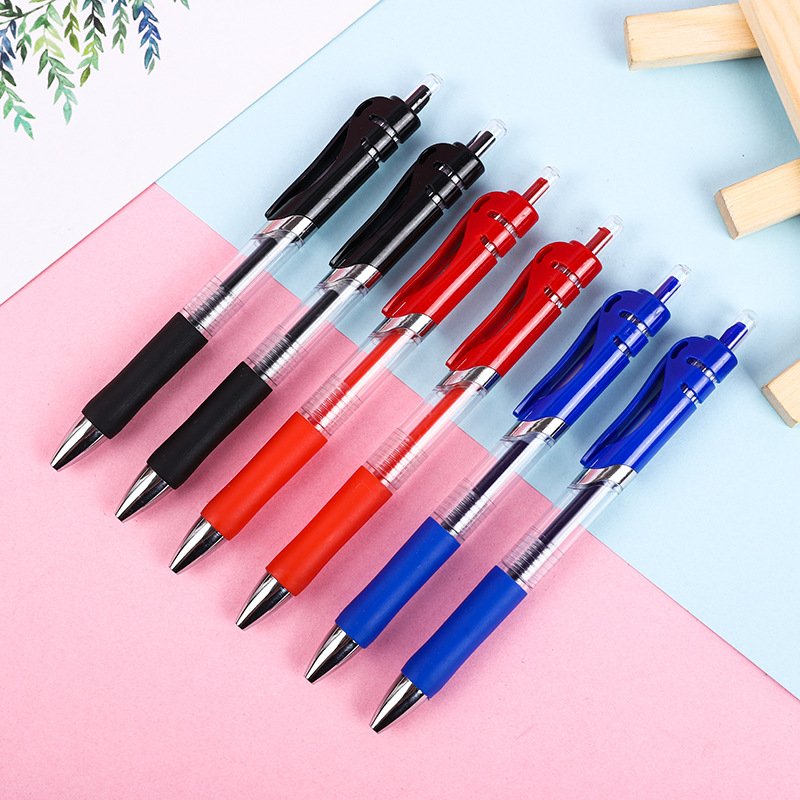 Square Hotel Ball Pen Gold Clip Rubber High Quality Luxury Black Blue Novelty Body Logo Time Packing Pcs Plastic Color Type