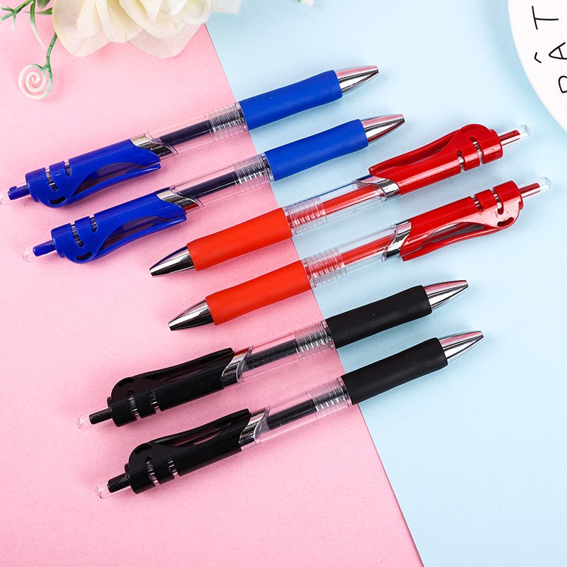 Square Hotel Ball Pen Gold Clip Rubber High Quality Luxury Black Blue Novelty Body Logo Time Packing Pcs Plastic Color Type