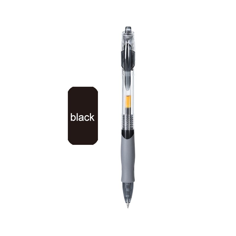 Push ballpoint pen 0.5mm black bullet tip office signature carbon pen student brush pen red