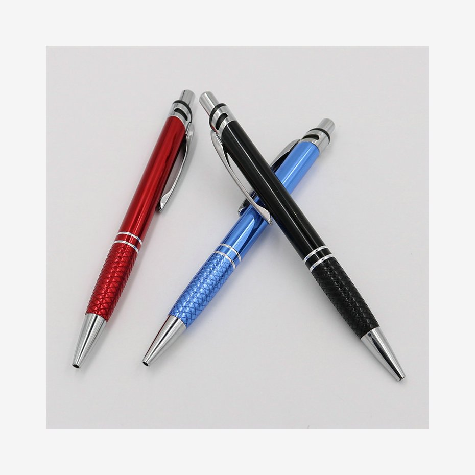 RS Branded high quality promo gift customized logo aluminium promotional Metal pen