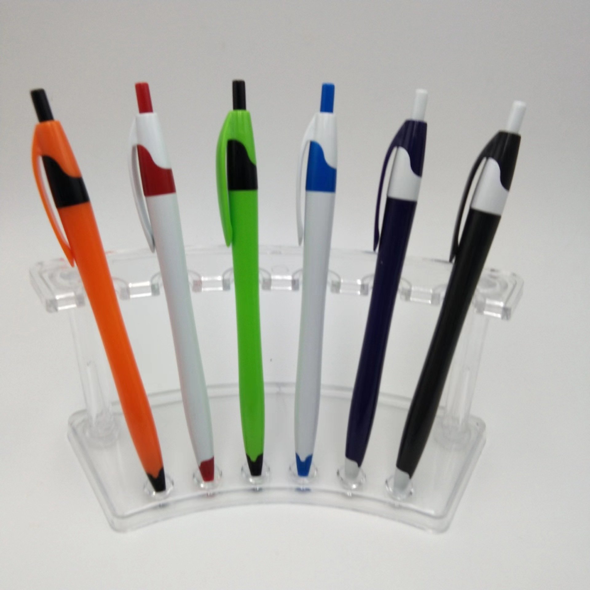 custom promotional very cheap orange logo ball pen with logo promo ballpoint pen