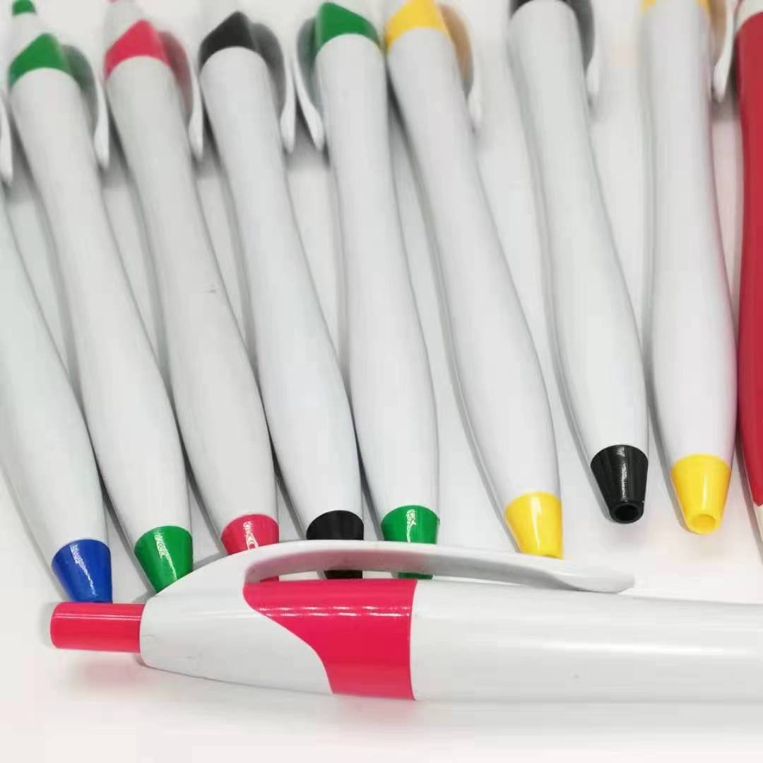 custom promotional very cheap orange logo ball pen with logo promo ballpoint pen