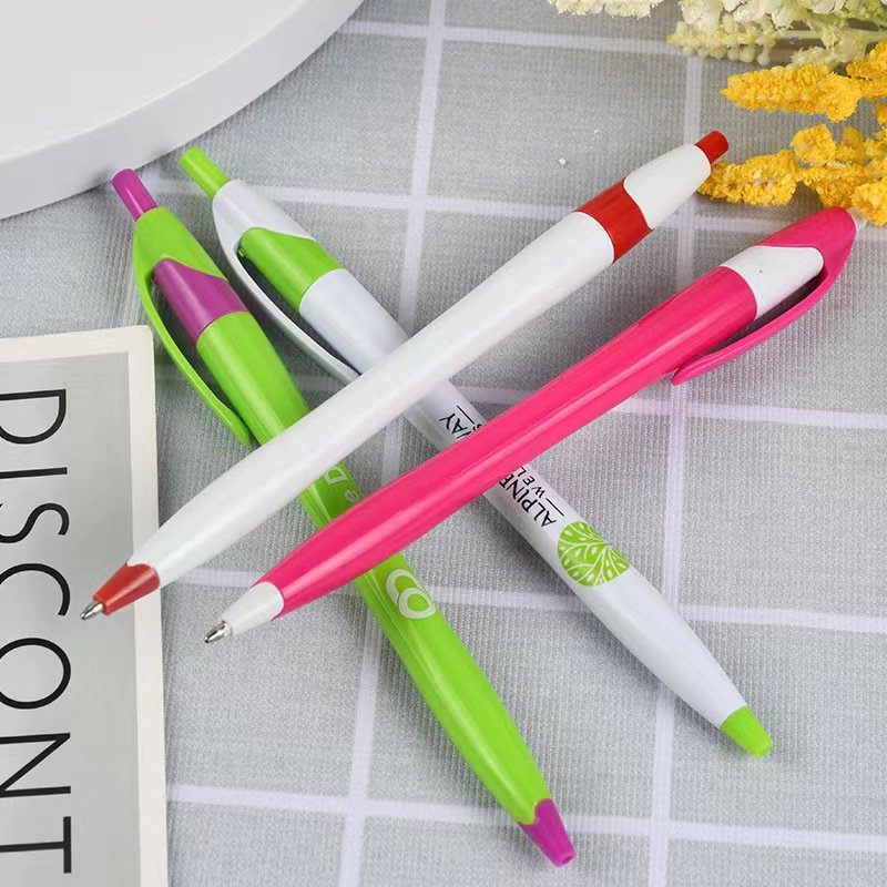 custom promotional very cheap orange logo ball pen with logo promo ballpoint pen