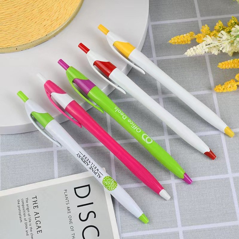 custom promotional very cheap orange logo ball pen with logo promo ballpoint pen