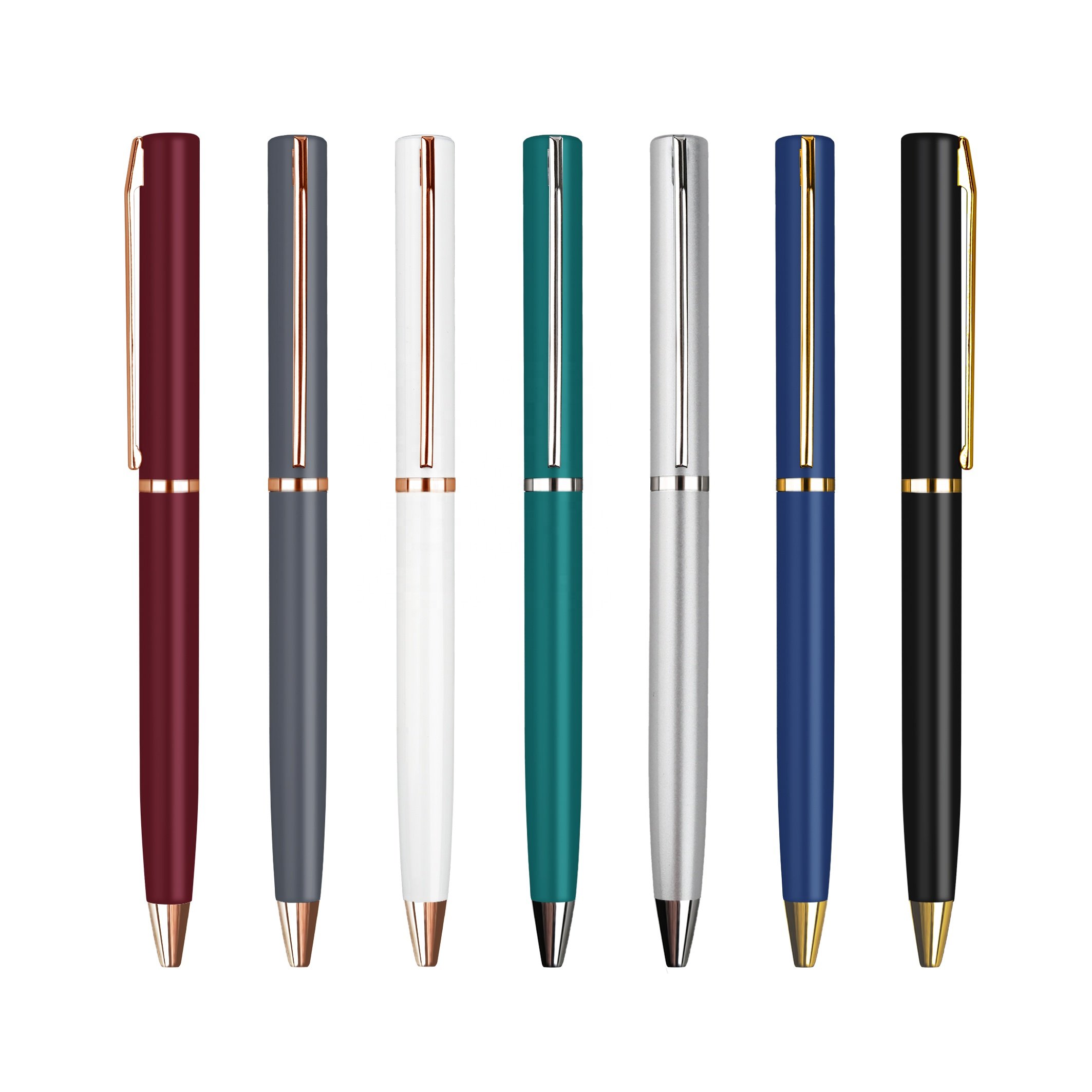 TTX Wholesale Promotional Black Import Metal Custom Logo Blank Sublimation Ink Ballpoint Pen