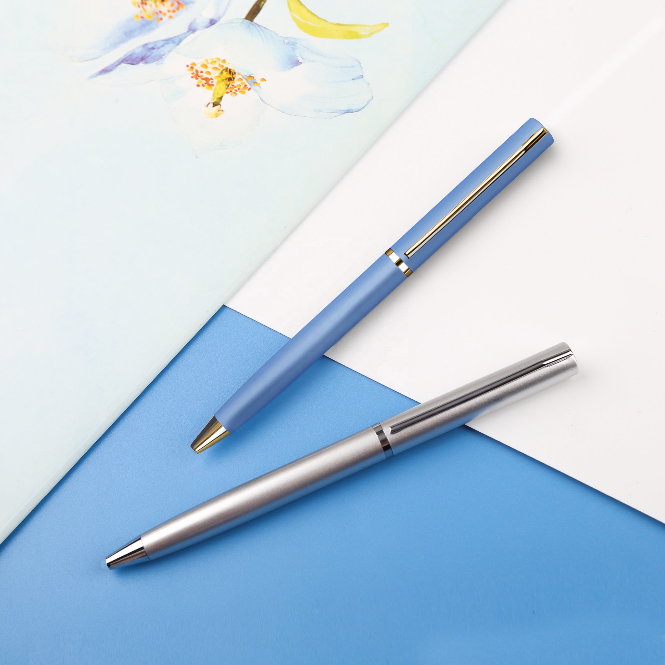 TTX Wholesale Promotional Black Import Metal Custom Logo Blank Sublimation Ink Ballpoint Pen