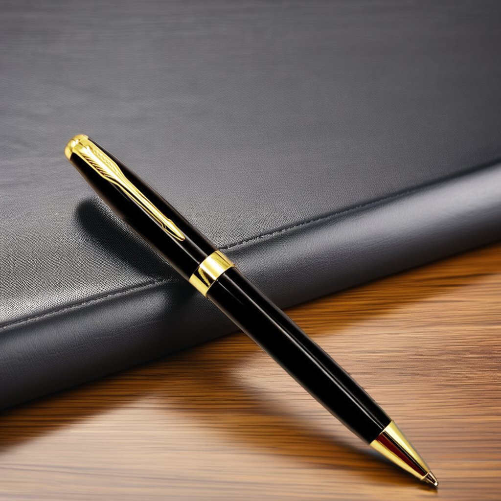 Promotional Metal Ballpoint Pen Customized Logo Advertising Gift High Quality Personalized Matte Black Pen