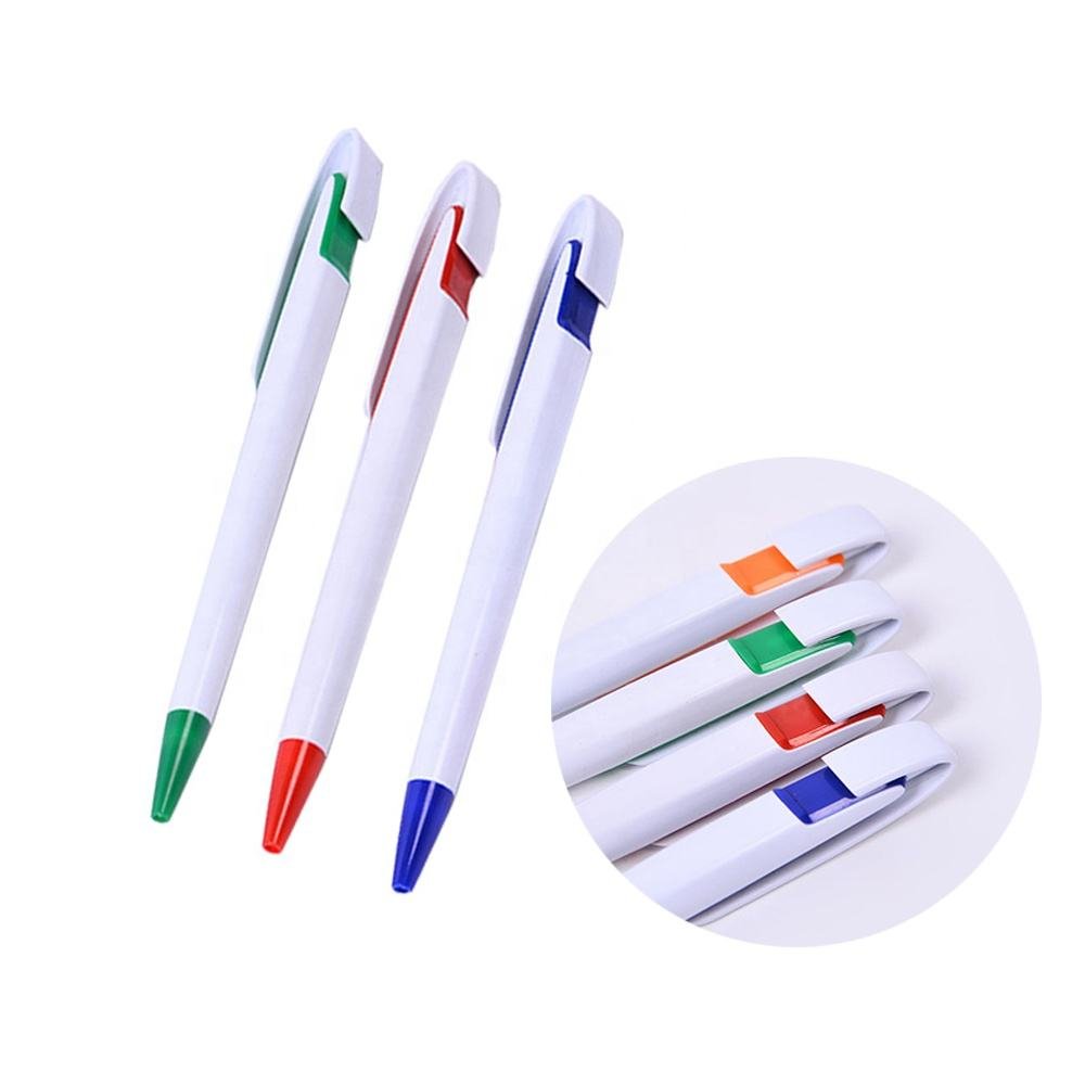 MIDA Custom Logo Back School Plastic Ballpoint Pen with Sublimation Heat Transfer Printing Sublimation Pen