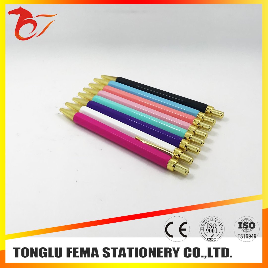 FEMA high quality hexagonal ballpoint pen