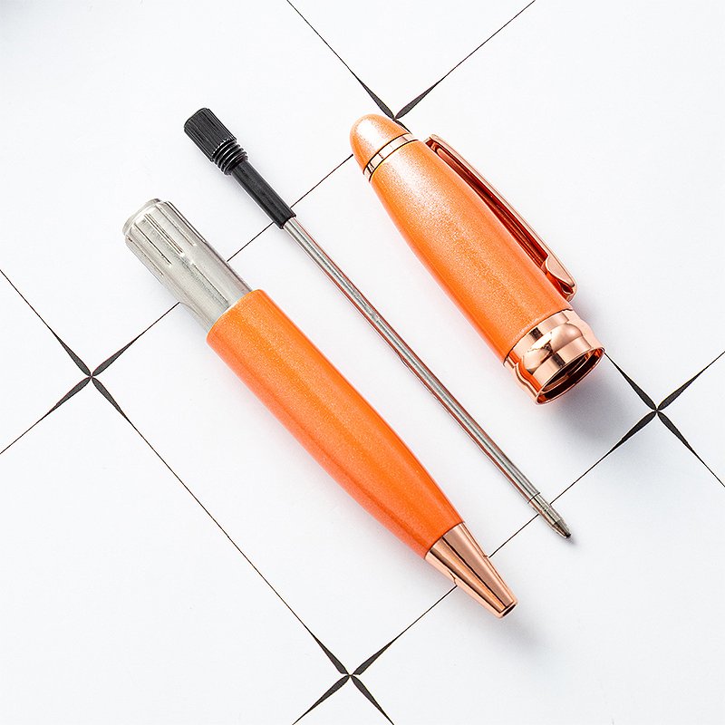 High Quality Plated Gold And Silver Pen Heavy Metal Pen Luxury Ball Pen Customized Logo