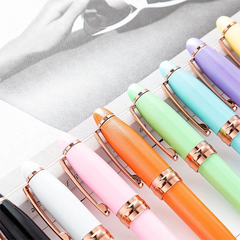 High Quality Plated Gold And Silver Pen Heavy Metal Pen Luxury Ball Pen Customized Logo