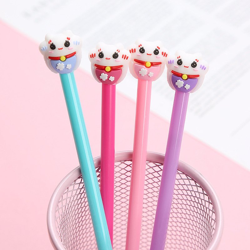 Hot Sales Cute Anime Cartoon Promotional Pens Multiple Style Choices Plastic Kawaii Promotional Ballpoint Pen For Kids