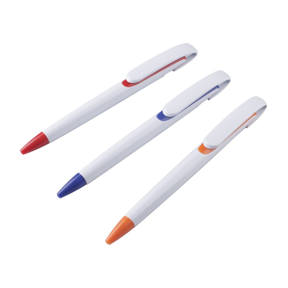 Customizable Logo Promotion Ballpoint Pen Flexible Design Multiple Color Plastic Caneta Stylo Personnalizable