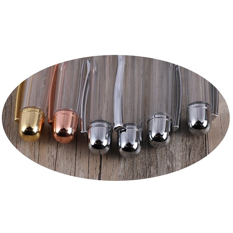 Hot sale stock price DIY ballpen promotional pens fat chunky Empty Twist Tube glitter filled pens