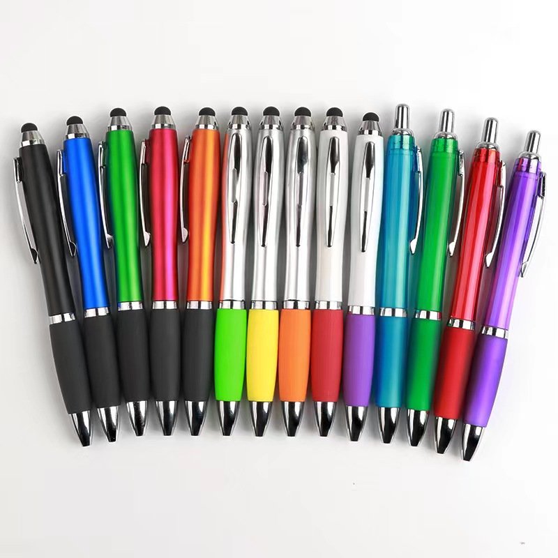 IDO PEN-Custom Logo Plastic Stylus Ballpoint Pen Promotion Ball Pen With Logo