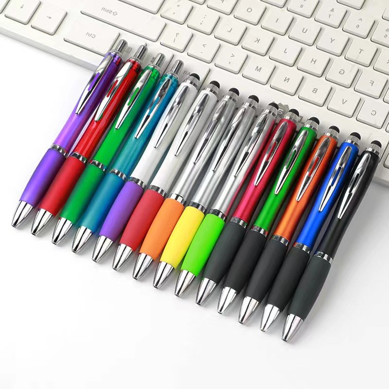 IDO PEN-Custom Logo Plastic Stylus Ballpoint Pen Promotion Ball Pen With Logo
