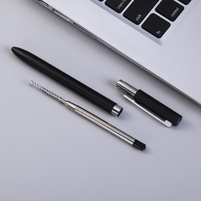 Luxury Wholesale Metal Ball Pen Select Best Writing White Rose Gold Black Ballpoint Pen