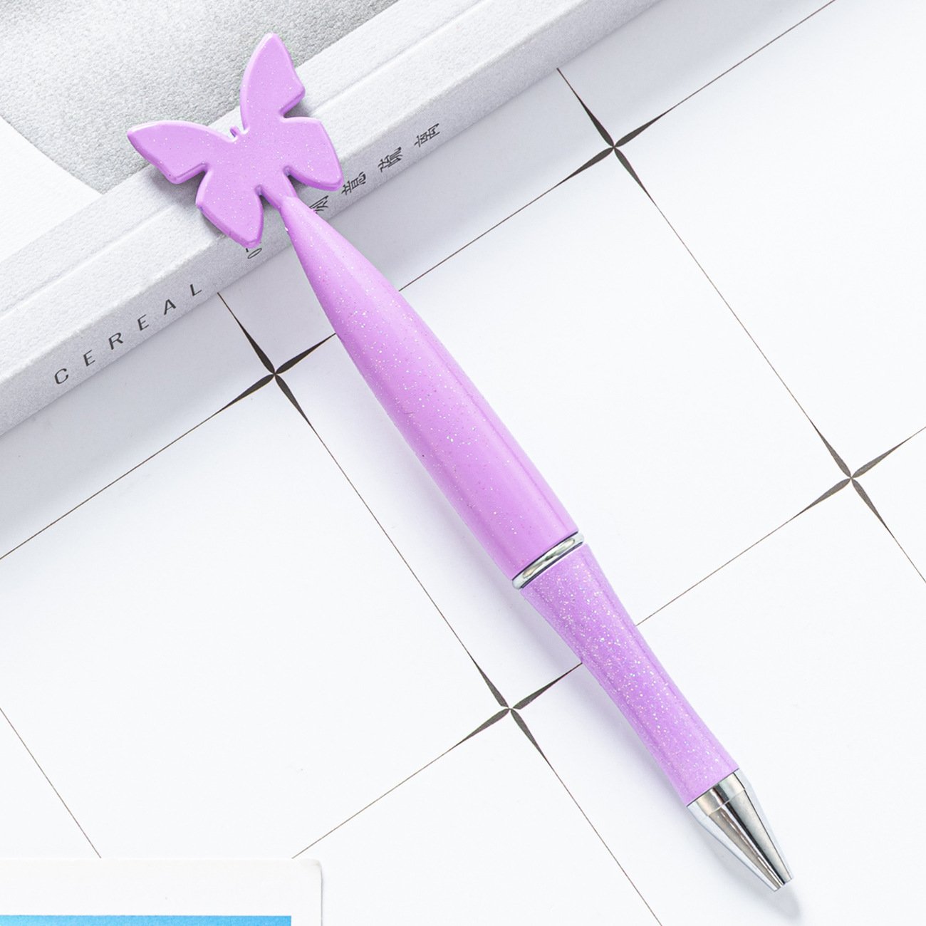 promotional custom gel pens butterfly bowknot stylus fancy ball pen luxury cute color slim metal body twist ballpoint pens