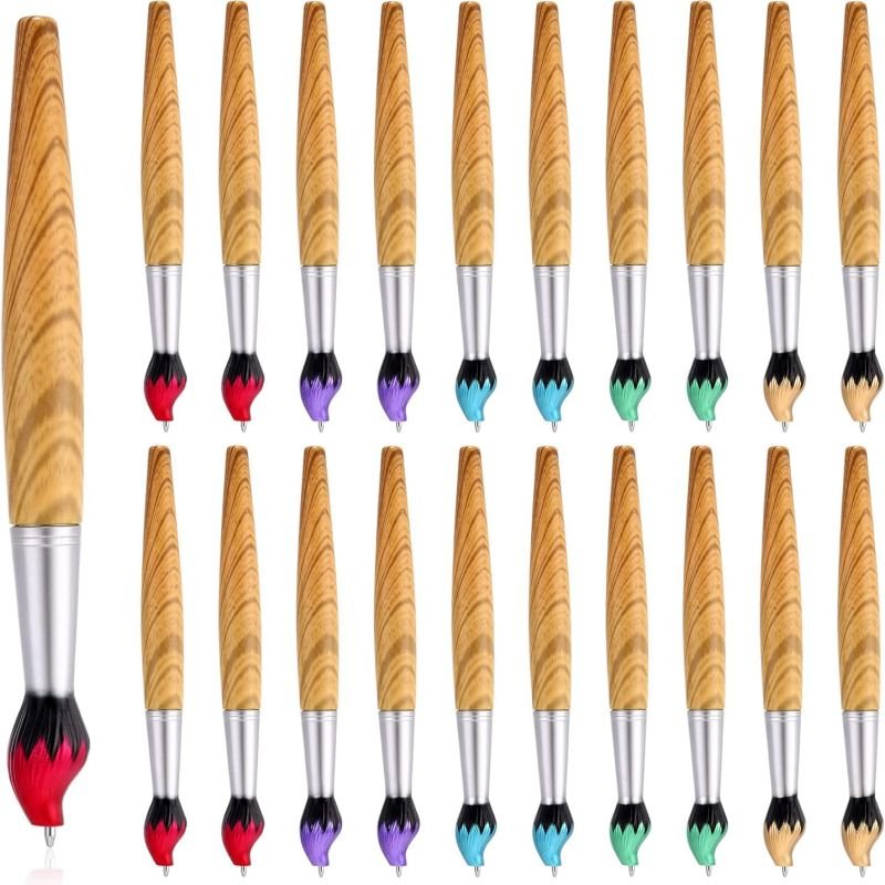 MEGA Novelty Design Promotional Retractable Brush Shaped Ballpoint Pen for Art museum and School Stationery with custom logo