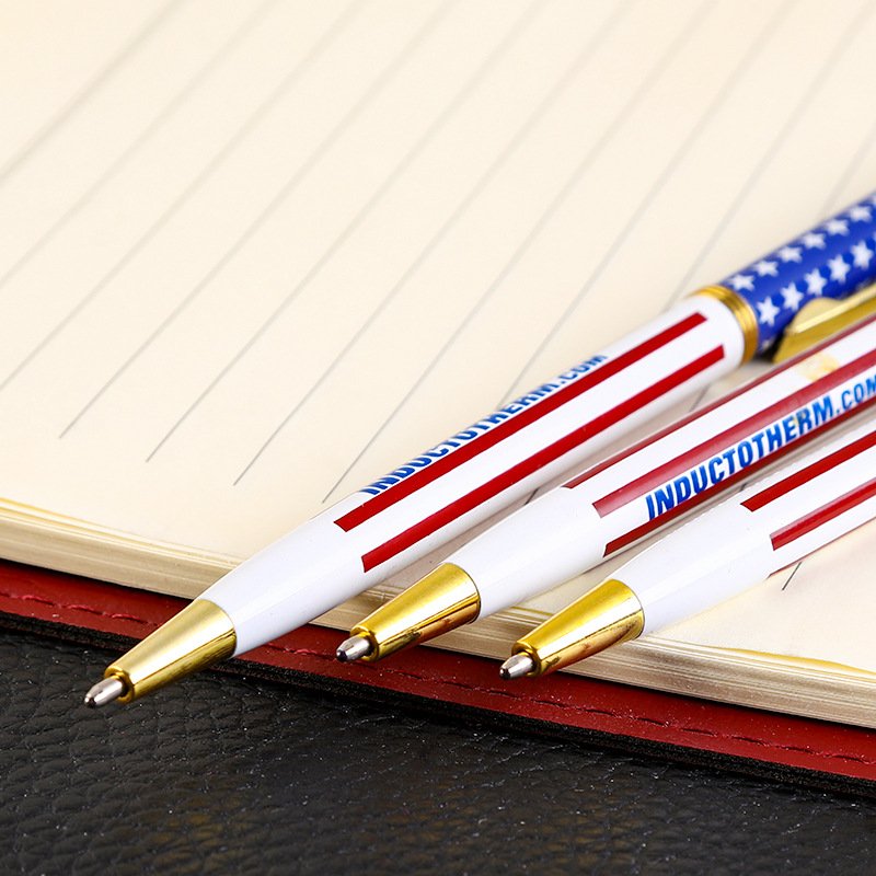Factory supply metal ballpoint pen American flag gift pen Eagle Statue of Liberty Modelling of the pen
