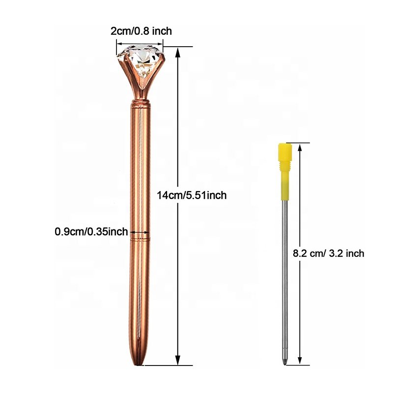 Promotion Crystal Ballpoint Ball Pen Wedding Gift Diamond Pen For Sale