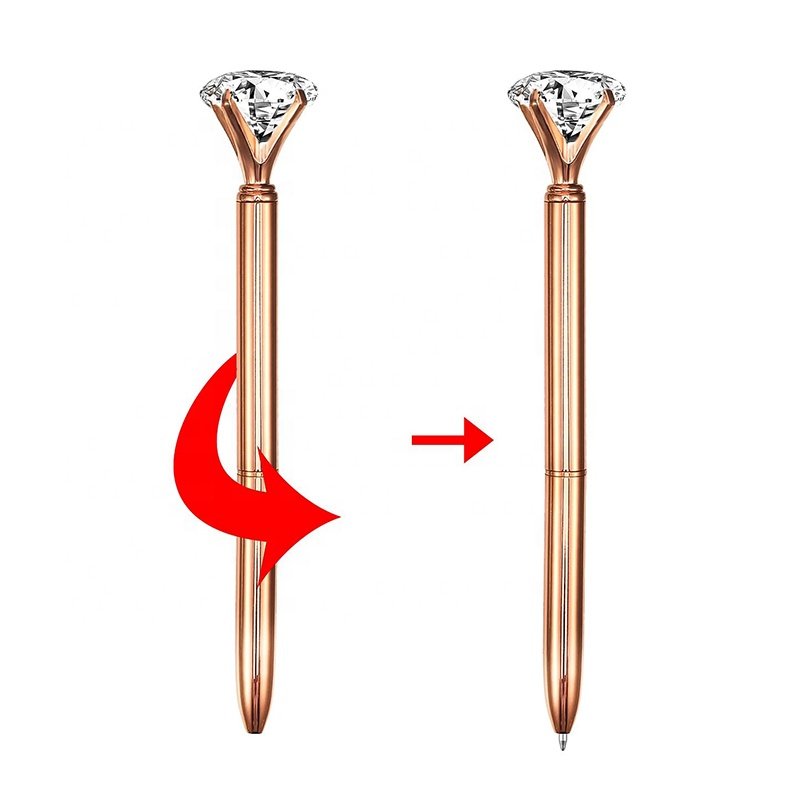 Promotion Crystal Ballpoint Ball Pen Wedding Gift Diamond Pen For Sale