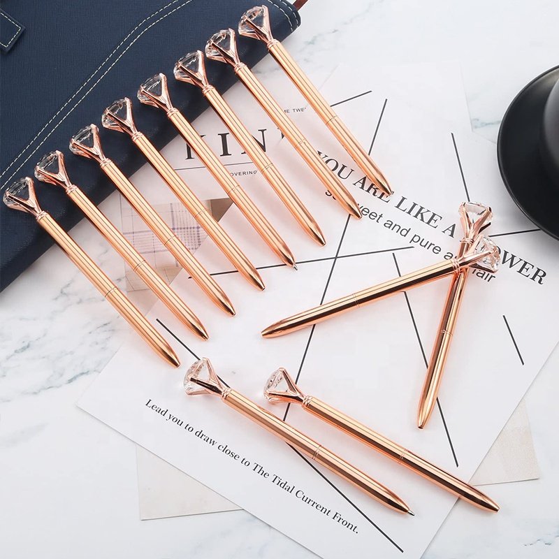 Promotion Crystal Ballpoint Ball Pen Wedding Gift Diamond Pen For Sale