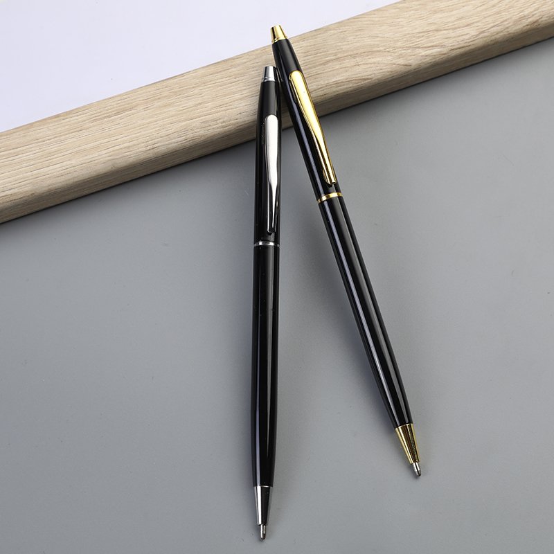 2024 New Business Metal Ballpoint Pen Slim High Quality Gifts Office Advertising Cross Ballpoint Pen With Custom Logo