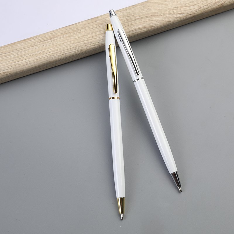 2024 New Business Metal Ballpoint Pen Slim High Quality Gifts Office Advertising Cross Ballpoint Pen With Custom Logo